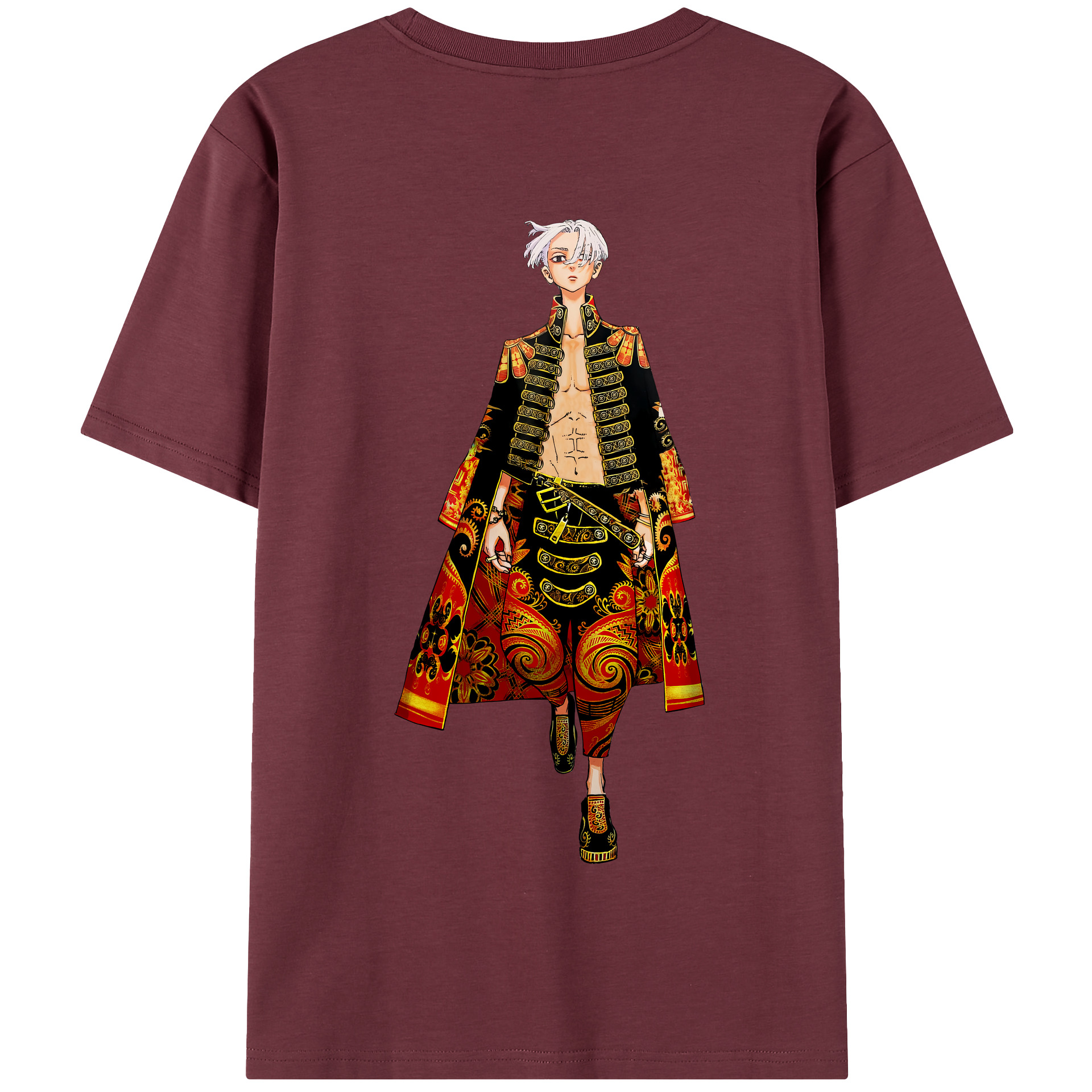 （画像用） 東京リベンジャーズ Tokyo Revengers 綿100％半袖Tシャツ（背面プリント）